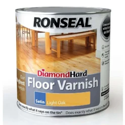 Ronseal Diamond Hard Floor Varnish Oak 2.5L