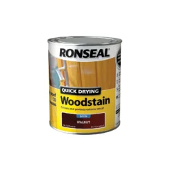 Ronseal Quick Drying Woodstain Walnut Satin - 750ml 13 Ronseal Quick Drying Woodstain Walnut Satin - 750ml -Home Improvement 12804709 4224949525391966