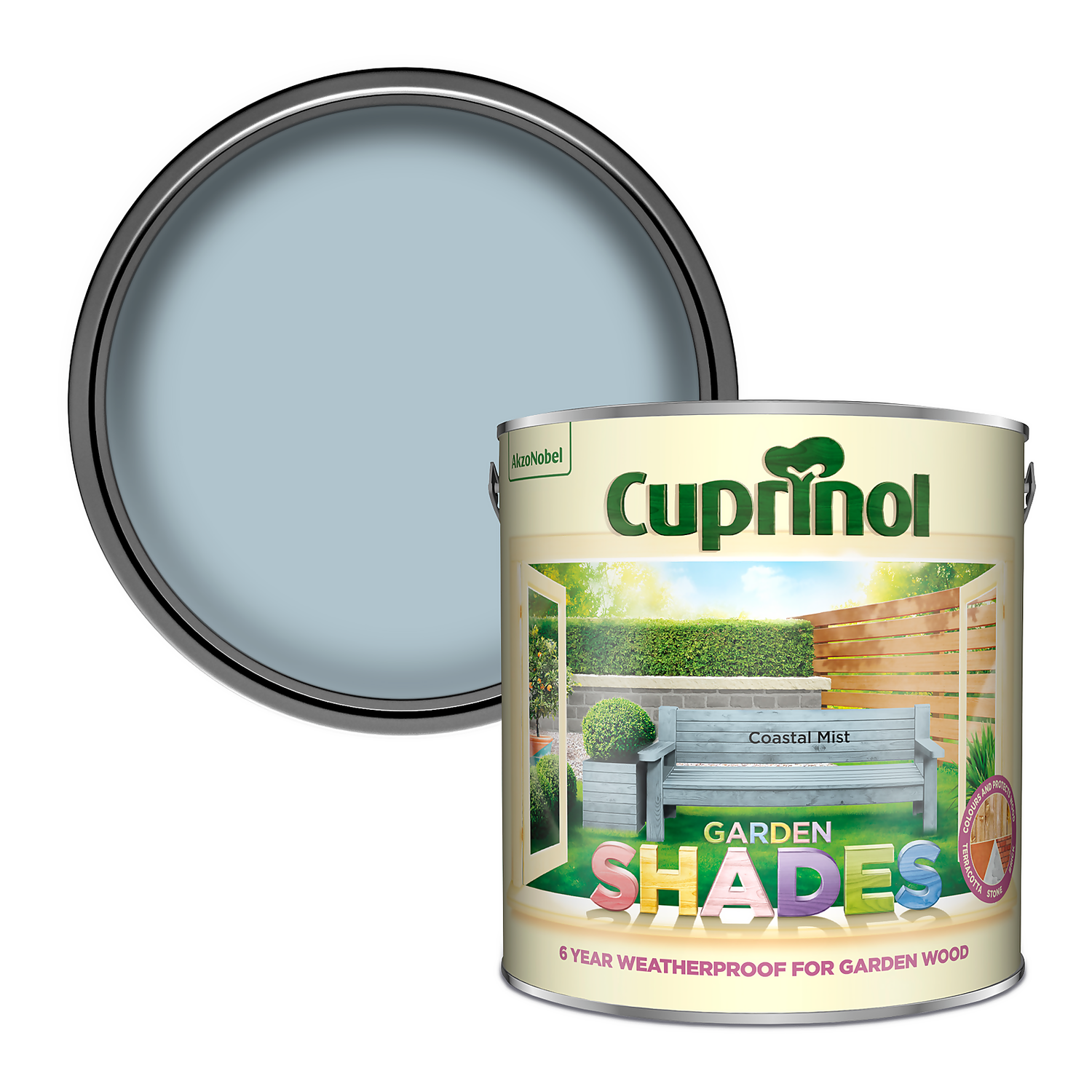 Cuprinol Garden Shades Coastal Mist - 2.5L 3 Cuprinol Garden Shades Coastal Mist - 2.5L
