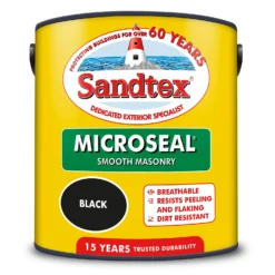 Sandtex® Ultra Smooth Masonry Paint Black - 2.5L 19 Sandtex® Ultra Smooth Masonry Paint Black - 2.5L -Home Improvement 12806289 1804871255885295