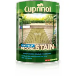 Cuprinol Anti-Slip Decking Stain - Natural - 5L