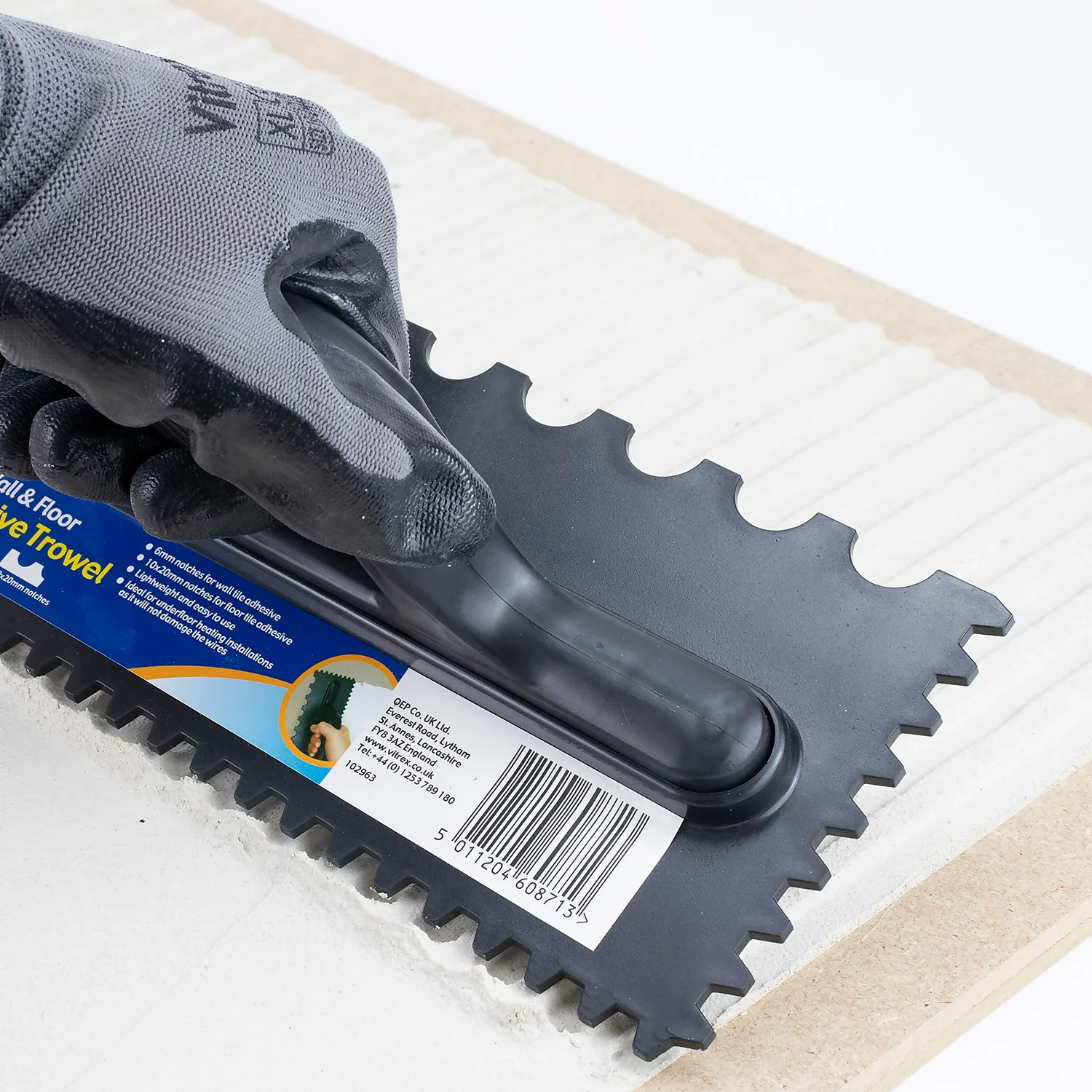 Vitrex Tile Adhesive Trowel 4 Vitrex Tile Adhesive Trowel - Image 2