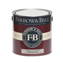 Farrow & Ball Modern Matt Emulsion Paint London Clay - 2.5L -Home Improvement 12809344 2004951871338965