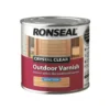 Ronseal Crystal Clear Outdoor Varnish Satin - 250ml -Home Improvement 12809422 1624831918550502