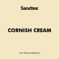 Sandtex® Textured Masonry Paint Cornish Cream - 5L -Home Improvement 12809504 1154871503778682