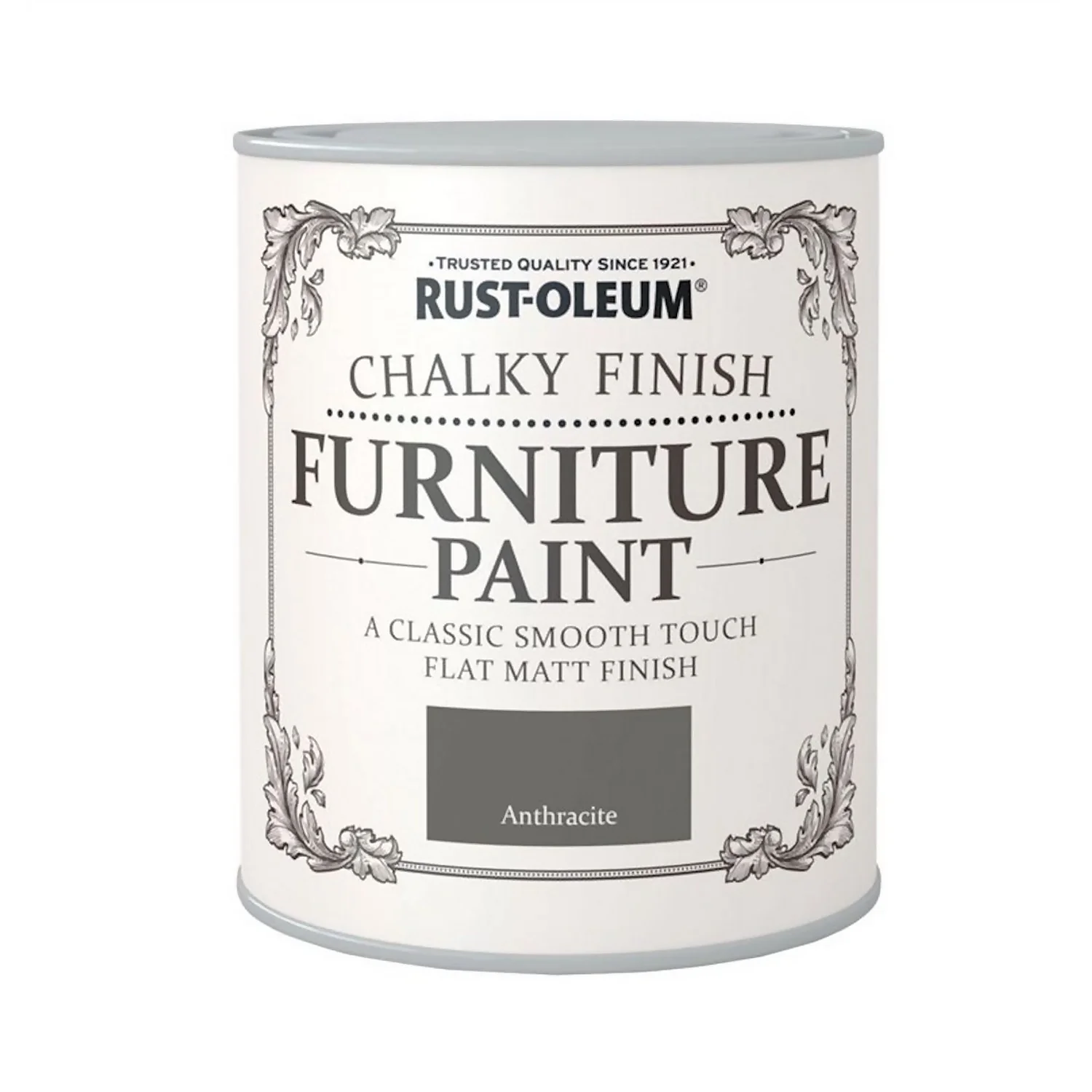 Rust-Oleum Chalky Furniture Paint - Anthracite - 125ml 3 Rust-Oleum Chalky Furniture Paint - Anthracite - 125ml