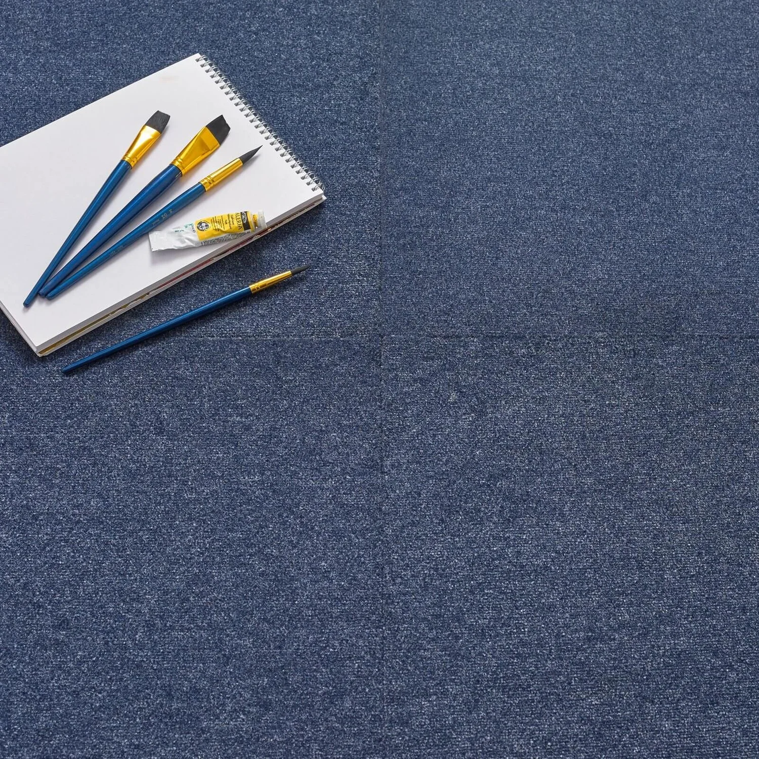 Vitrex Premium Carpet Tile 500 X500mm - Blue 3 Vitrex Premium Carpet Tile 500 X500mm - Blue
