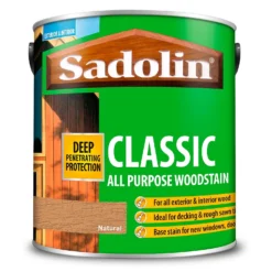 Sadolin Classic All Purpose Woodstain Natural - 2.5L 17 Sadolin Classic All Purpose Woodstain Natural - 2.5L -Home Improvement 12813205 7734951404451878