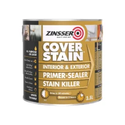Zinsser Coverstain Primer Sealer - 2.5L 9 Zinsser Coverstain Primer Sealer - 2.5L -Home Improvement 12814573 2114949799272043