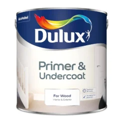 Dulux Wood Primer And Undercoat Pure Brilliant White 2.5L -Home Improvement 12817286 2024832988575250