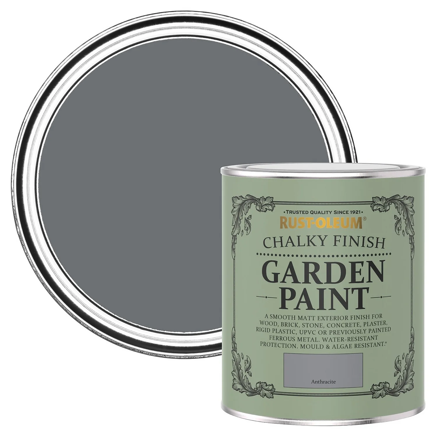Rust-Oleum Garden Furniture Paint Anthracite - 750ml 3 Rust-Oleum Garden Furniture Paint Anthracite - 750ml