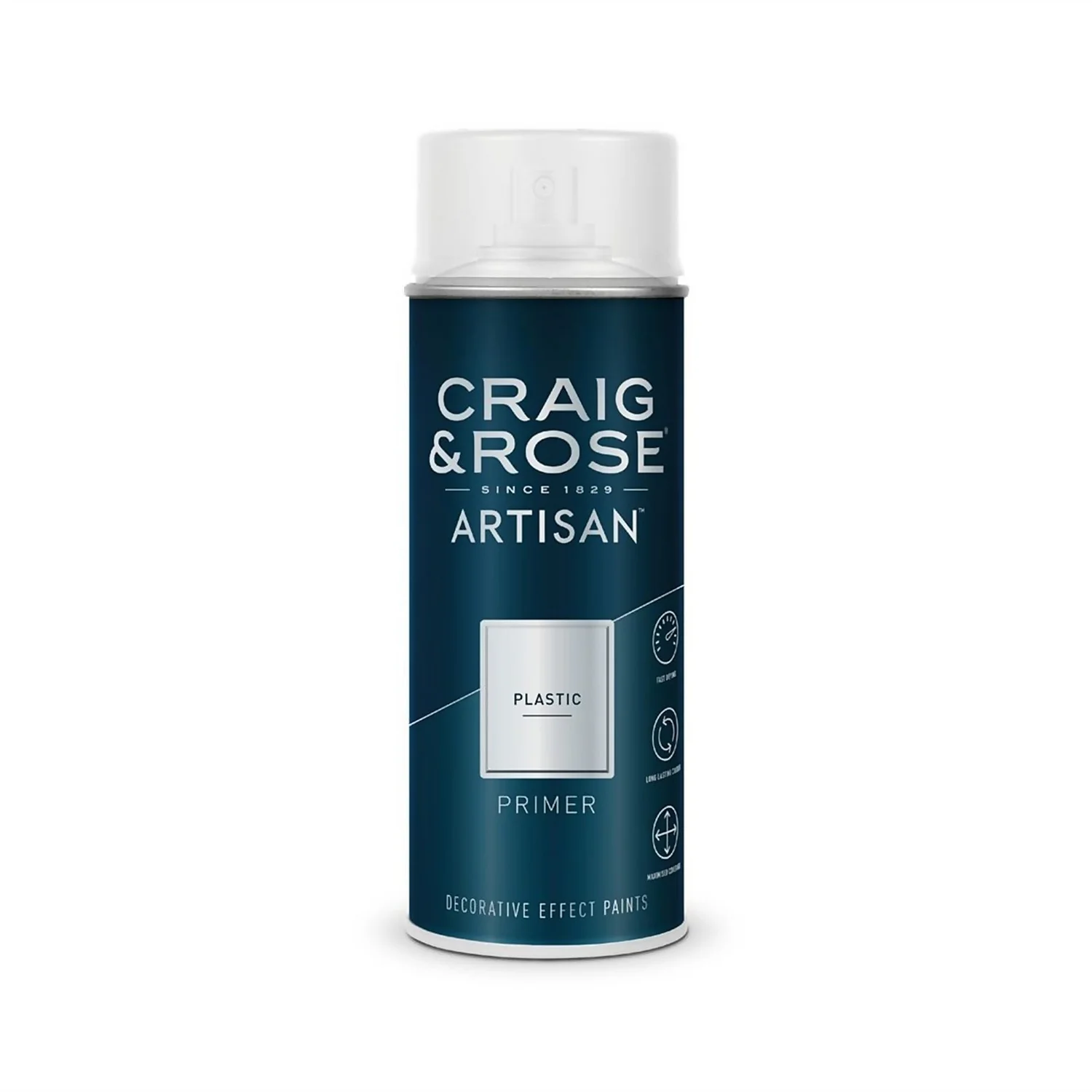 Craig & Rose Artisan Plastic Primer Spray Paint - 400ml 3 Craig & Rose Artisan Plastic Primer Spray Paint - 400ml