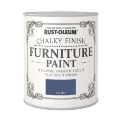 Rust-Oleum Chalky Furniture Paint - Ink Blue - 125ml
