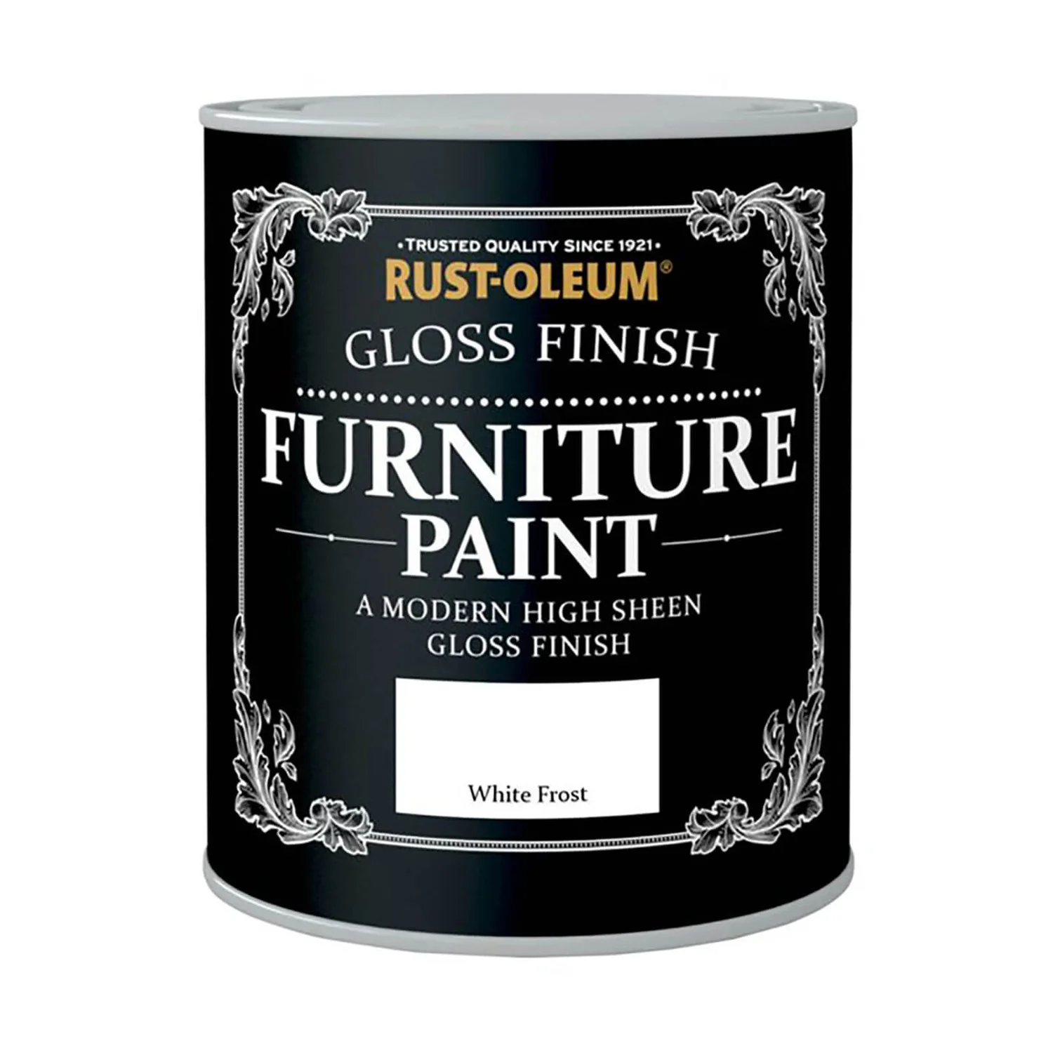 Rust-Oleum Gloss Furniture Paint - White Frost - 125ml 3 Rust-Oleum Gloss Furniture Paint - White Frost - 125ml