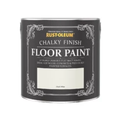 Rust-Oleum Chalky Floor Paint Chalk White - 2.5L -Home Improvement 12819785 1664940725472415