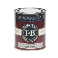 Farrow & Ball Modern Eggshell Paint Pale Hound - 750ml -Home Improvement 12820356 6184952655733527