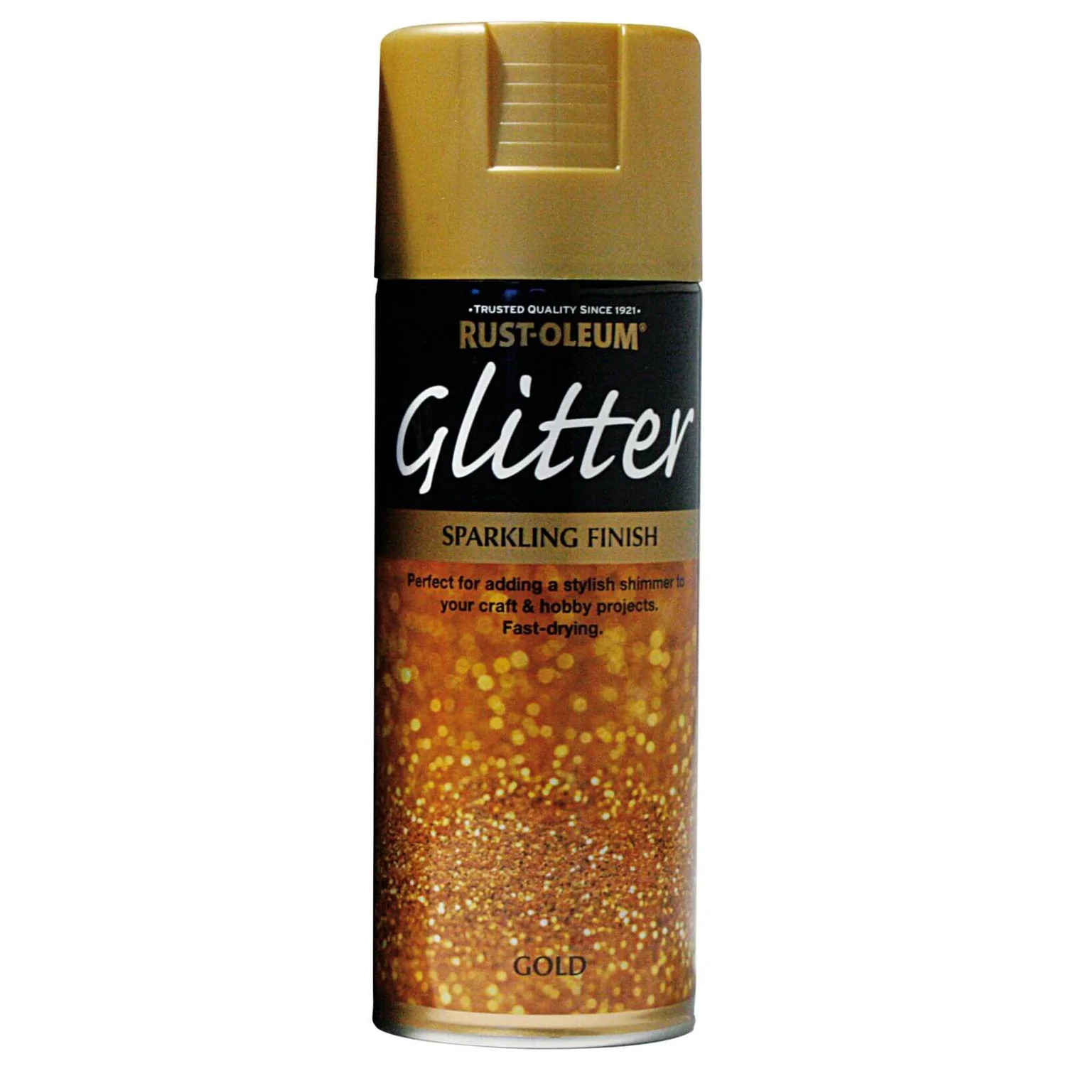 Rust-Oleum Gold - Glitter Spray Paint - 400ml 3 Rust-Oleum Gold - Glitter Spray Paint - 400ml