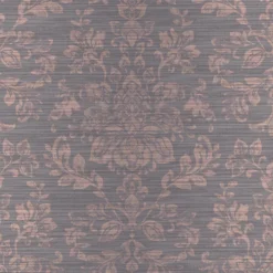 Arthouse Kyasha Damask Embossed Metallic Foil Rose Gold Wallpaper