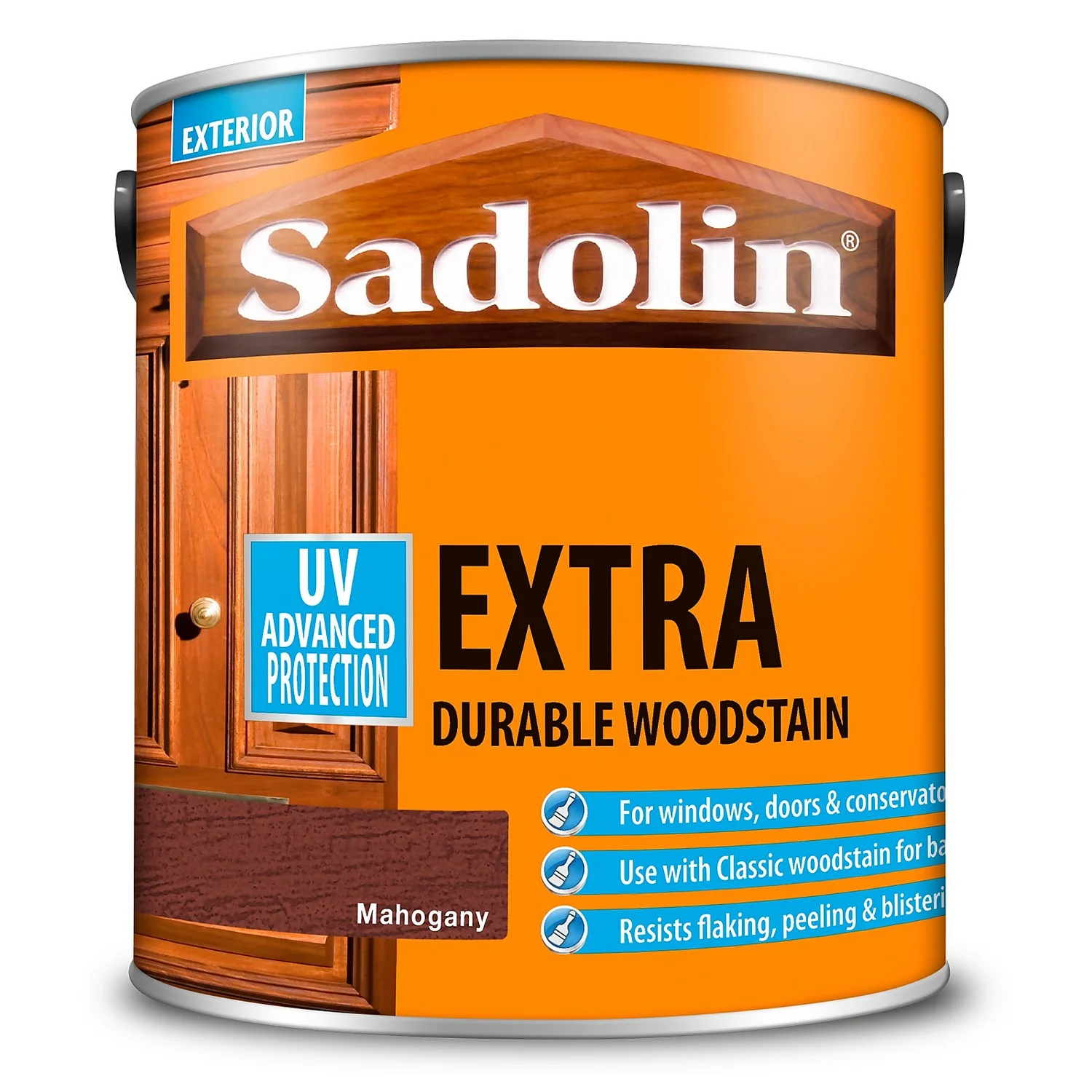 Sadolin Extra Durable Woodstain Mahogany - 2.5L 8 Sadolin Extra Durable Woodstain Mahogany - 2.5L - Image 6