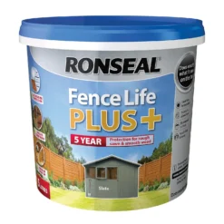 Ronseal Fence Life Plus Paint Slate - 5L 9 Ronseal Fence Life Plus Paint Slate - 5L -Home Improvement 12826707 1844942086944931
