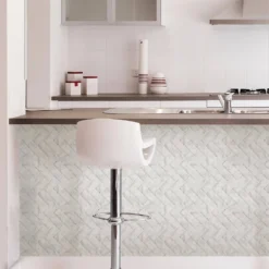 None Herringbone Carrera Peel And Stick Self Adhesive Wall Tiles 11 None Herringbone Carrera Peel And Stick Self Adhesive Wall Tiles -Home Improvement 12827867 2014832978032578