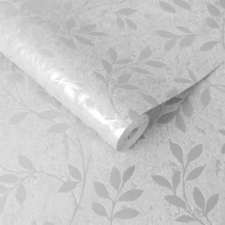 Superfresco Milan Trail Silver Wallpaper -Home Improvement 12829363 4164833171383148