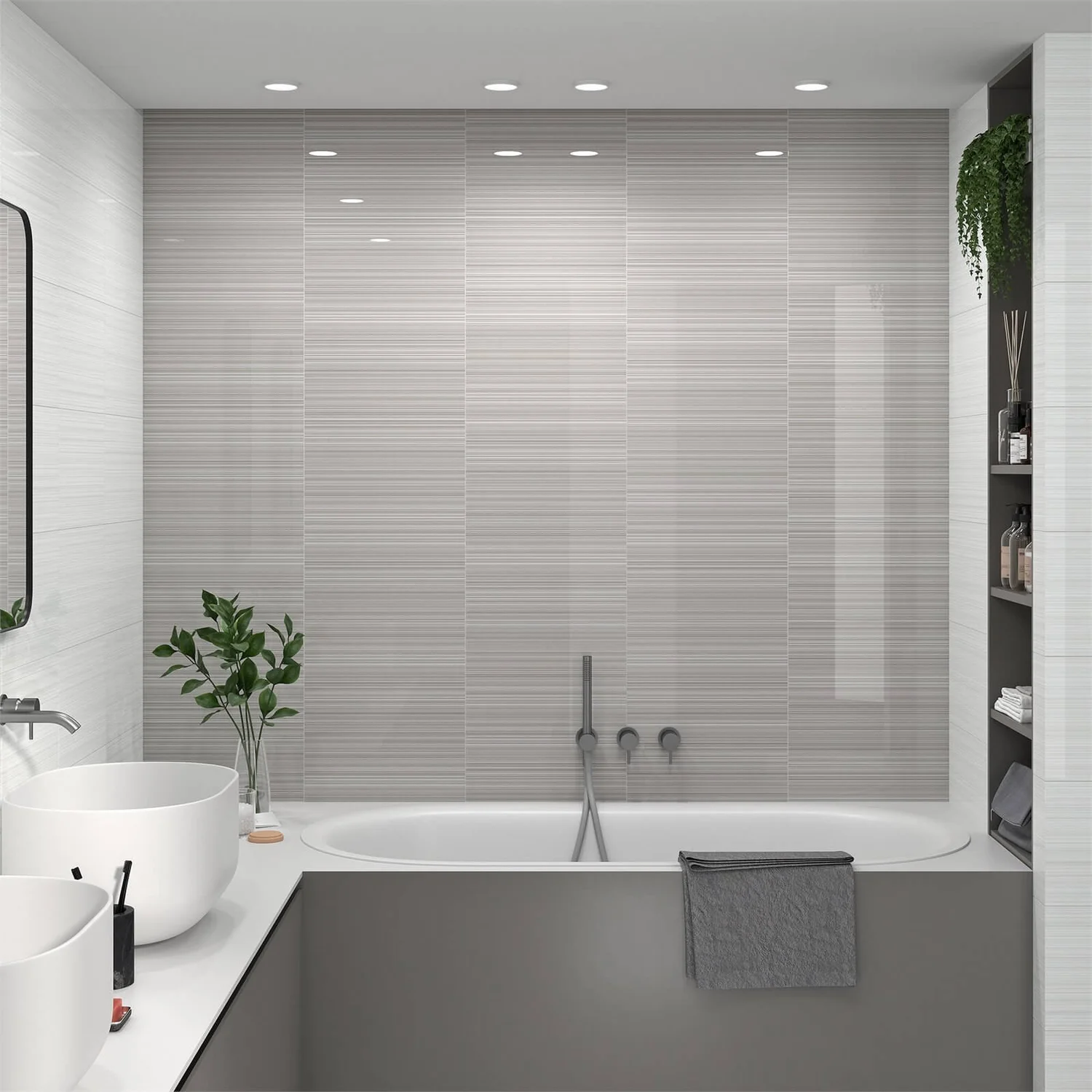 None Manhattan White Ceramic Wall Tile 250 X 400mm 3 None Manhattan White Ceramic Wall Tile 250 X 400mm