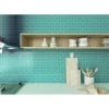 House Of Mosaics Teal Crackle Midi Metro Mosaic Tile - 295 X 288mm 1 House Of Mosaics Teal Crackle Midi Metro Mosaic Tile - 295 X 288mm -Home Improvement 12829577 7924831908391935