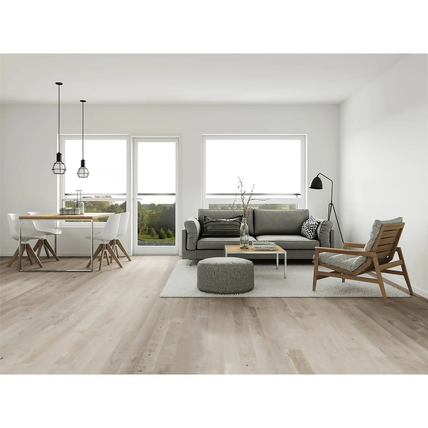 Kraus Rigid Core Luxury Vinyl Floor Tiles - Wychwood 3 Kraus Rigid Core Luxury Vinyl Floor Tiles - Wychwood