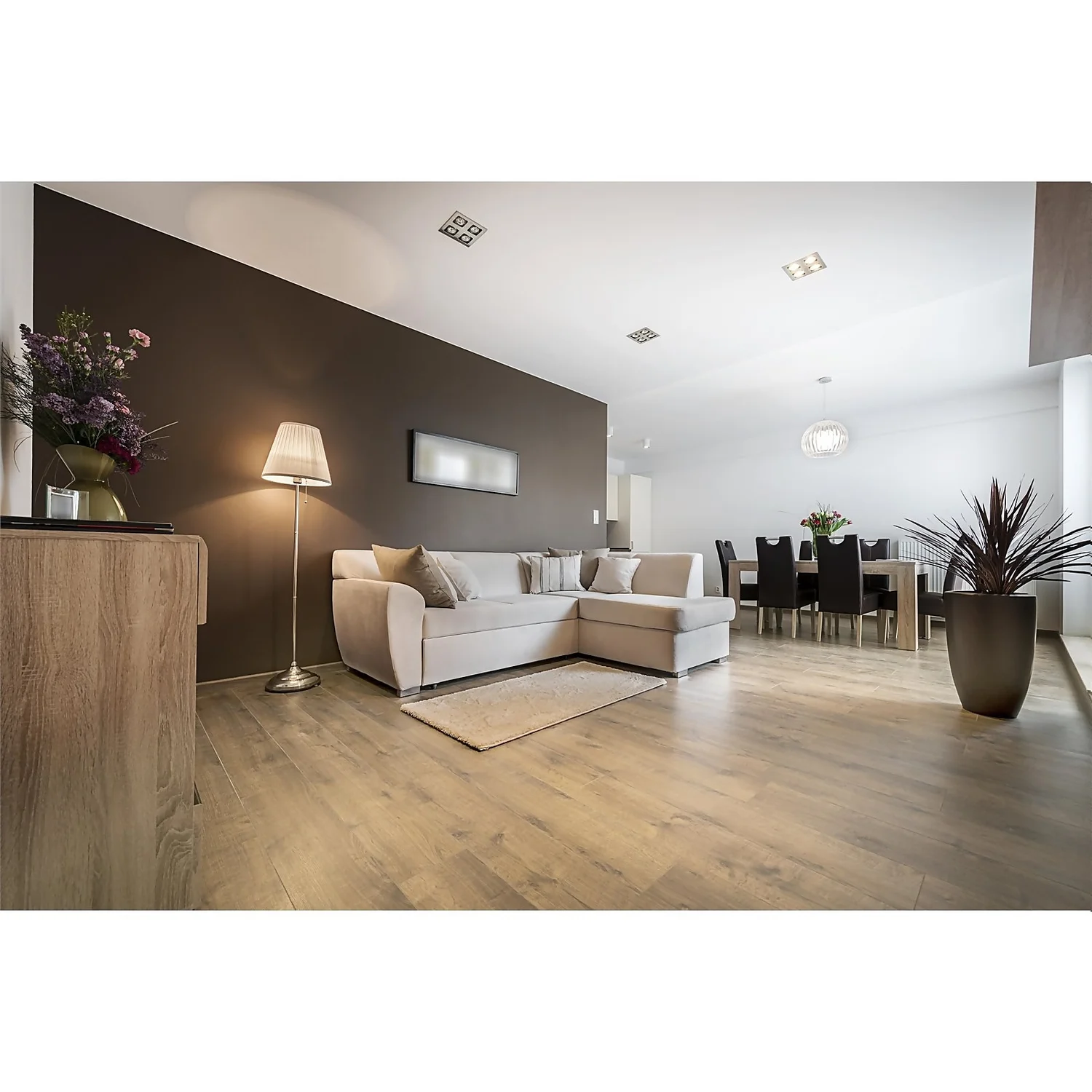 Kraus Rigid Core Luxury Vinyl Floor Tiles - Swinley 3 Kraus Rigid Core Luxury Vinyl Floor Tiles - Swinley