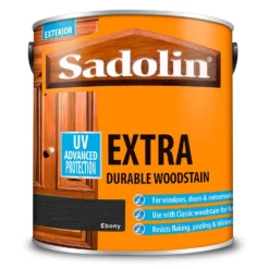 Sadolin Extra Durable Woodstain Ebony - 2.5L -Home Improvement 12832497 5004951407132633