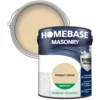 Homebase Smooth Masonry Paint - Regency Cream 5L -Home Improvement 12833271 2444831918498875