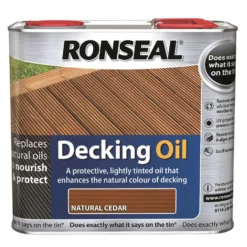 Ronseal Decking Oil Natural Cedar - 2.5L