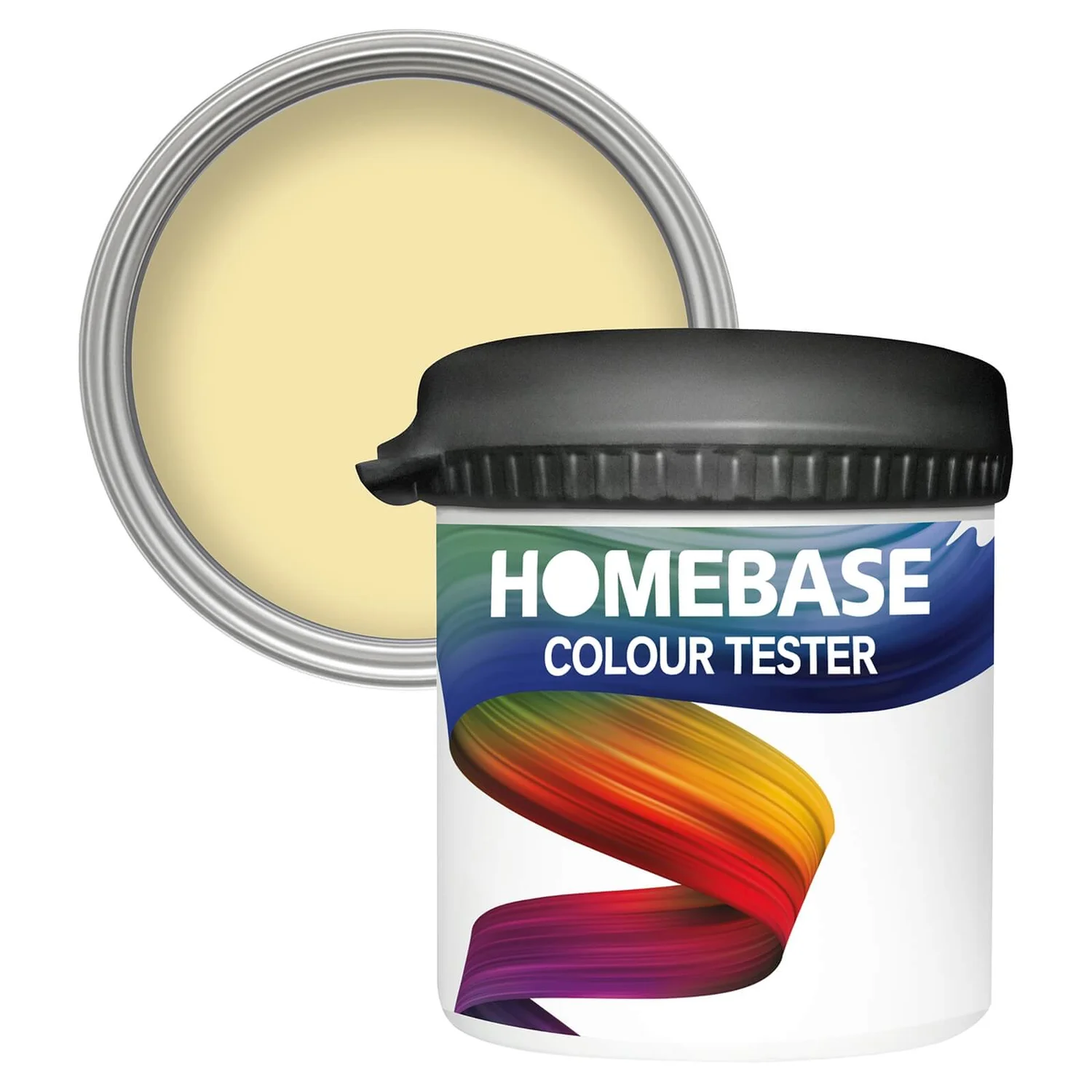 Homebase Matt Emulsion Paint Lemon Souffle - Tester 90ml 3 Homebase Matt Emulsion Paint Lemon Souffle - Tester 90ml