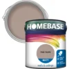 Homebase Matt Emulsion Paint Fine Taupe - 2.5L -Home Improvement 12836371 1514831959298845