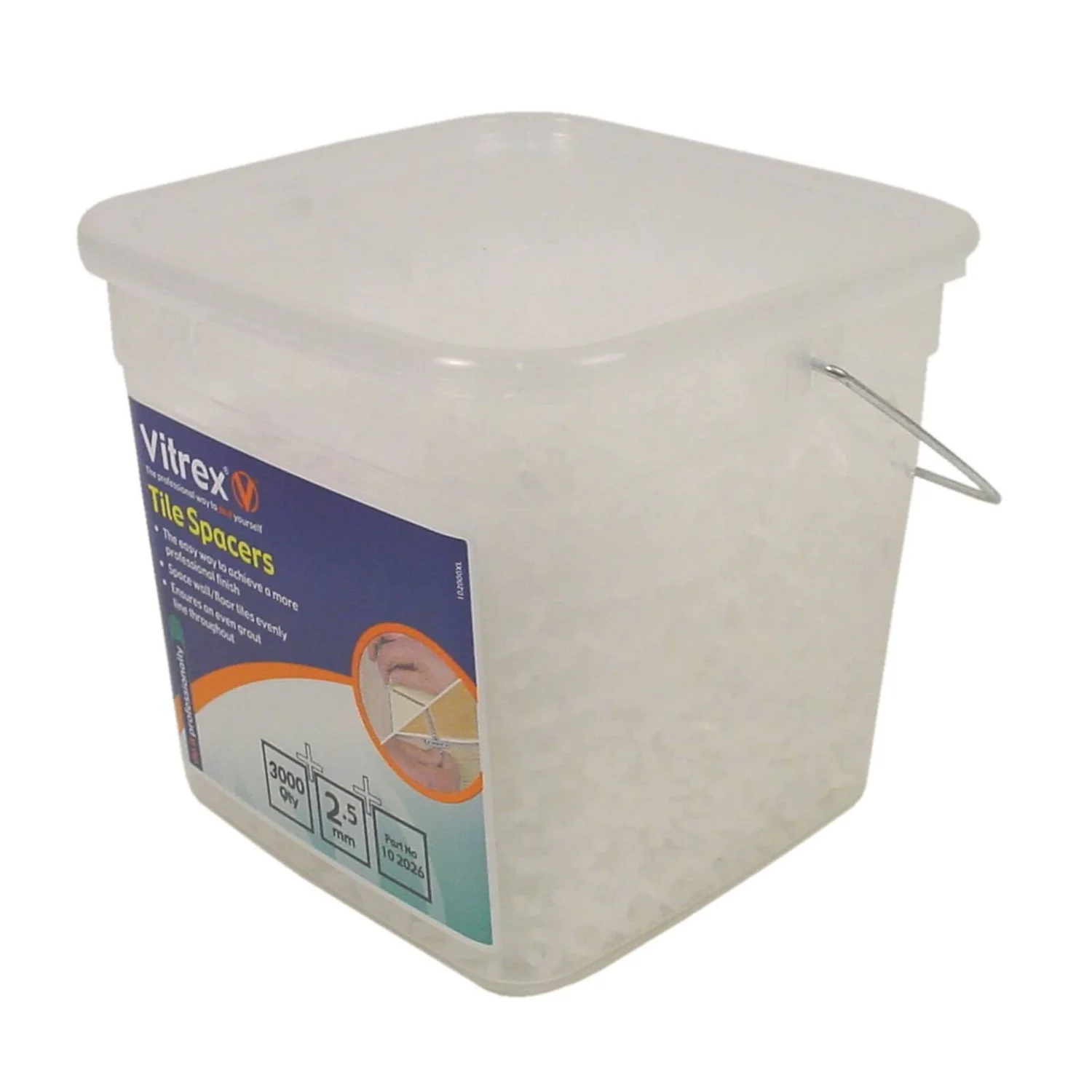 Vitrex 2.5mm Tile Spacers X3000 4 Vitrex 2.5mm Tile Spacers X3000 - Image 2