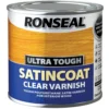 Ronseal UltraTough Satin Coat Clear Varnish - 250ml -Home Improvement 12837594 2014847479665480