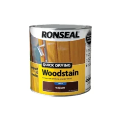 Ronseal Quick Drying Woodstain Walnut Satin - 2.5L -Home Improvement 12837749 1084949525407065