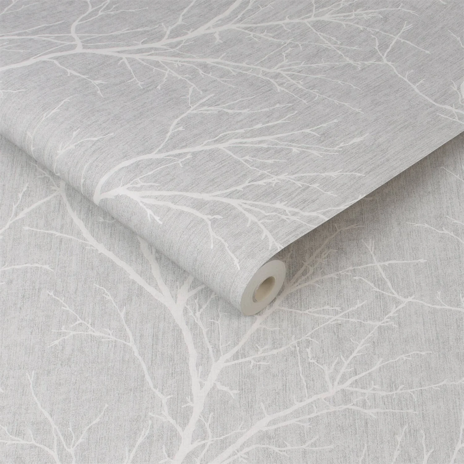 Fresco Winter Tree Wallpaper - Grey 5 Fresco Winter Tree Wallpaper - Grey - Image 3