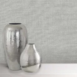 Belgravia Decor Organica Silver Texture Wallpaper