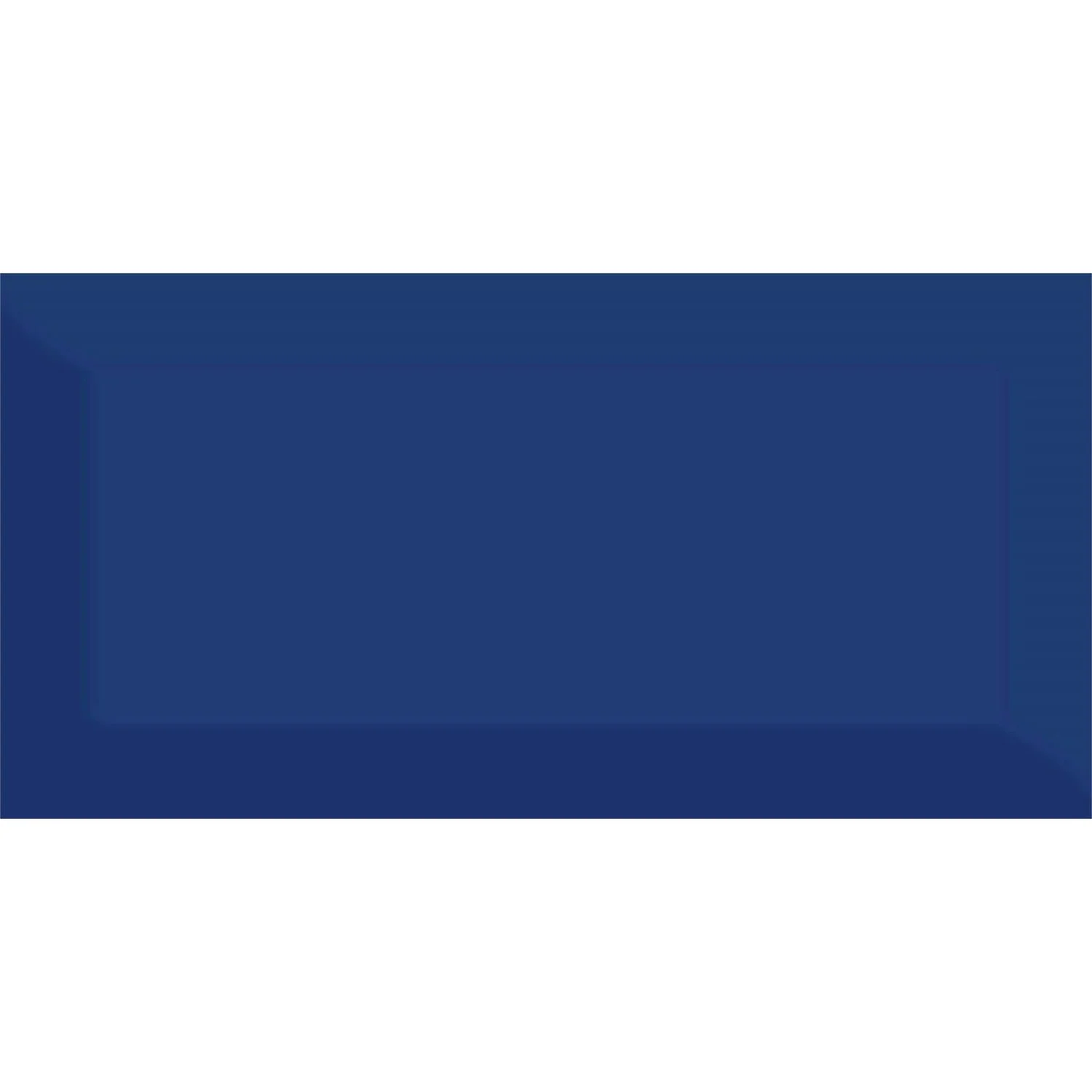 None Metro Navy Bevelled Ceramic Wall Tile 100 X 200mm - 0.5sqm Pack 4 None Metro Navy Bevelled Ceramic Wall Tile 100 X 200mm - 0.5sqm Pack - Image 2