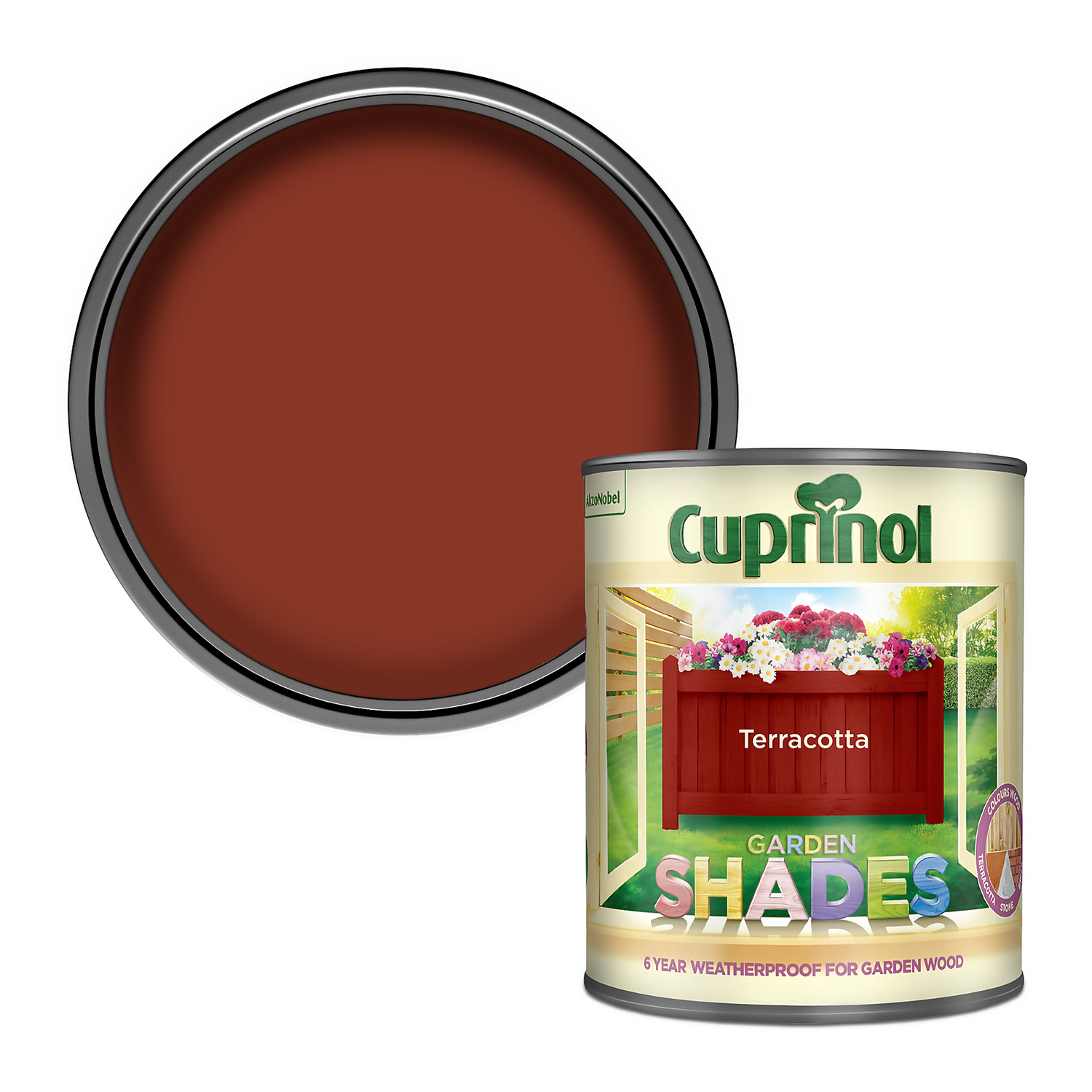 Cuprinol Garden Shades Terracotta - 1L 3 Cuprinol Garden Shades Terracotta - 1L