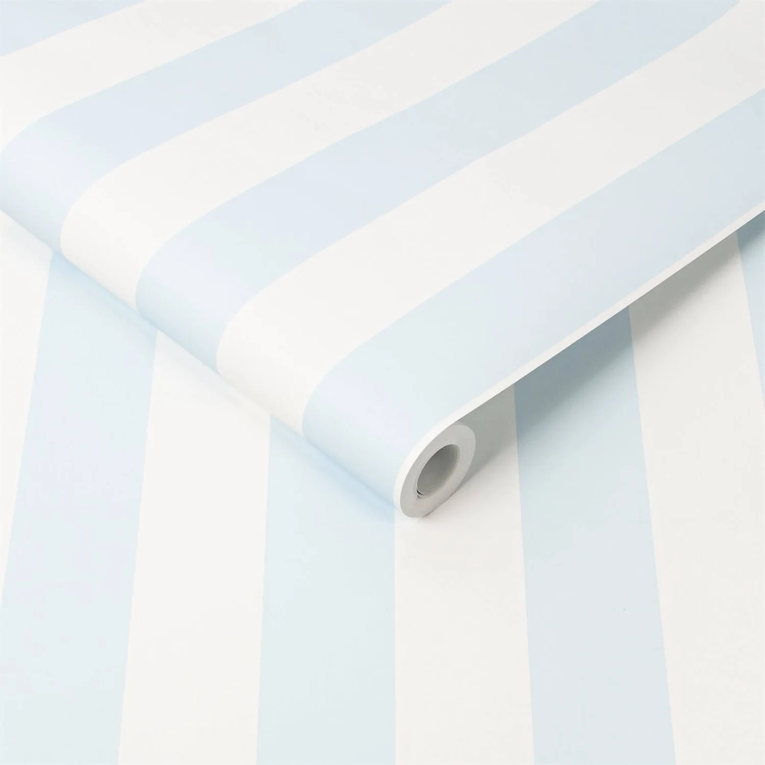 Superfresco Easy Stripe Wallpaper - Pastel Blue 5 Superfresco Easy Stripe Wallpaper - Pastel Blue - Image 3