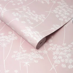Superfresco Easy Floral Embossed Pink Wallpaper -Home Improvement 12841127 9704833204760266