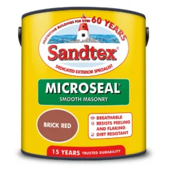 Sandtex® Ultra Smooth Masonry Paint Brick Red - 2.5L 19 Sandtex® Ultra Smooth Masonry Paint Brick Red - 2.5L -Home Improvement 12841204 1364872084206688