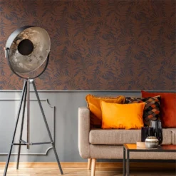 Superfresco Easy Dark Rust Brown Wallpaper -Home Improvement 12841348 4374833228890634