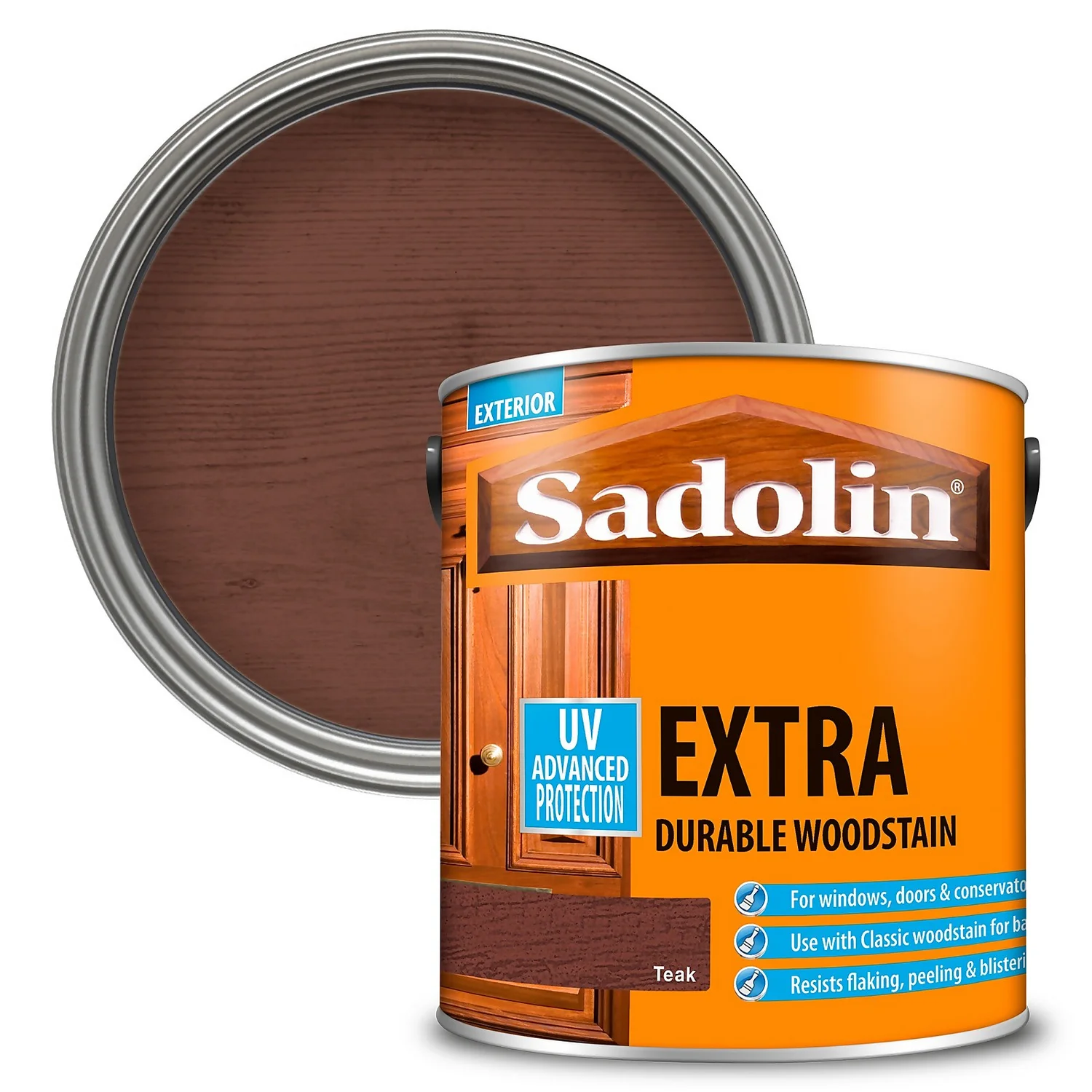Sadolin Extra Durable Woodstain Teak - 2.5L 3 Sadolin Extra Durable Woodstain Teak - 2.5L