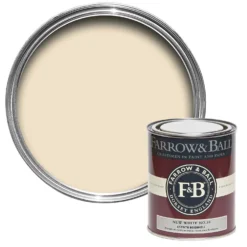 Farrow & Ball Estate Eggshell Paint New White - 750ml