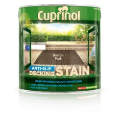 Cuprinol Anti Slip Decking Stain - Boston Teak - 2.5L