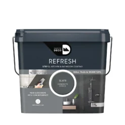 Maison Deco Refresh Kitchen & Bathroom Coating Slate Concrete Effect - 9Kg